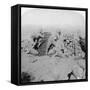 Troops Defending New Zealand Hill, Slingersfontein, South Africa, 25th January 1900-Underwood & Underwood-Framed Stretched Canvas