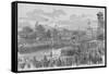 Troops Drill in Washington, DC-Frank Leslie-Framed Stretched Canvas