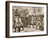 Troops Escourting the Stamped Paper to the City Hall-null-Framed Giclee Print