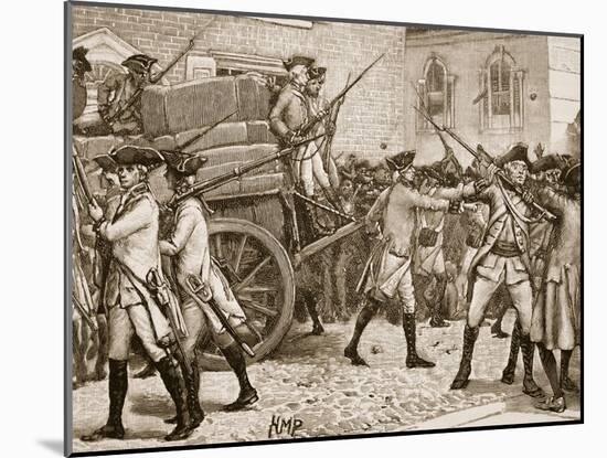 Troops Escourting the Stamped Paper to the City Hall-null-Mounted Giclee Print