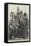 Troops for the War, Cavalry Officers-null-Framed Stretched Canvas