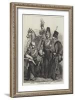 Troops for the War, Cavalry Officers-null-Framed Giclee Print