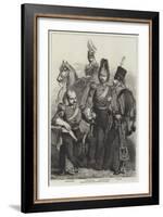 Troops for the War, Cavalry Officers-null-Framed Giclee Print