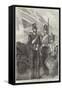 Troops for the War, Royal Marines-George Housman Thomas-Framed Stretched Canvas