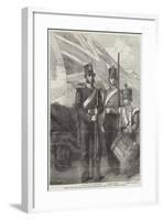 Troops for the War, Royal Marines-George Housman Thomas-Framed Giclee Print