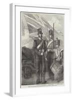 Troops for the War, Royal Marines-George Housman Thomas-Framed Giclee Print