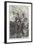 Troops for the War, Royal Marines-George Housman Thomas-Framed Giclee Print