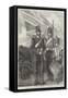 Troops for the War, Royal Marines-George Housman Thomas-Framed Stretched Canvas