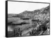 Troops Landing at Anzac Cove, Gallipoli-null-Framed Stretched Canvas