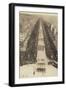 Troops Marching Down the Champs Elysees in Paris. 1919-null-Framed Photographic Print