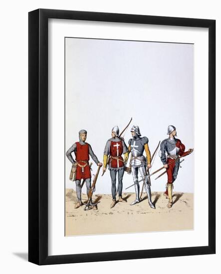 Troops of the Royal Guard, 12th-16th Century-A Lemercier-Framed Giclee Print