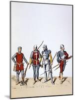 Troops of the Royal Guard, 12th-16th Century-A Lemercier-Mounted Giclee Print