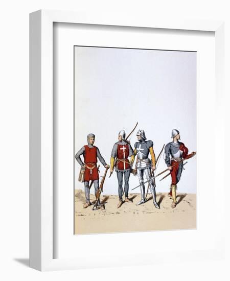 Troops of the Royal Guard, 12th-16th Century-A Lemercier-Framed Giclee Print