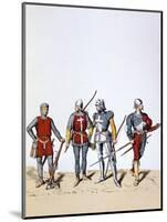 Troops of the Royal Guard, 12th-16th Century-A Lemercier-Mounted Giclee Print
