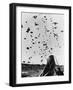 Troops Parachuting into Korea-null-Framed Photographic Print