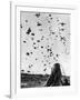 Troops Parachuting into Korea-null-Framed Photographic Print