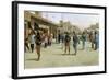 Troops Patrolling Market in Iraq-null-Framed Giclee Print