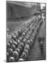 Troops Ready for D-Day Invasion of Normandy are Reviewed before Shipping Out, During WWII-Bob Landry-Mounted Premium Photographic Print