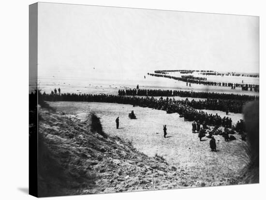 Troops Ready for Evacuation at Dunkirk-null-Stretched Canvas