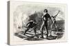 Troops Tearing Up a Railway, American Civil War, USA, 1870s-null-Stretched Canvas