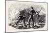 Troops Tearing Up a Railway, American Civil War, USA, 1870s-null-Mounted Giclee Print