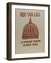 Trop tard CRS, le mouvement populaire n'a pas de temple-null-Framed Giclee Print