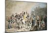 Tropas De Santa Ana En Tampico-Emilio Boggio-Mounted Giclee Print