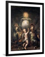 Trophée aux armes de Louis XIV-null-Framed Giclee Print