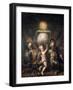 Trophée aux armes de Louis XIV-null-Framed Giclee Print