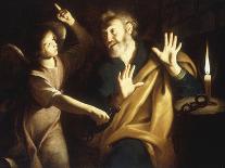 Saint Sébastien soigné par Irène-Trophime Bigot-Framed Stretched Canvas