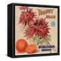 Trophy Brand - California - Citrus Crate Label-Lantern Press-Framed Stretched Canvas