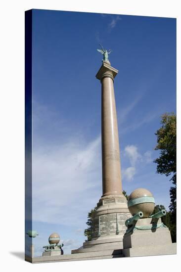 Trophy Point, Battle Monument, West Point Academy, New York, USA-Cindy Miller Hopkins-Stretched Canvas