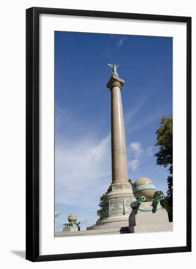 Trophy Point, Battle Monument, West Point Academy, New York, USA-Cindy Miller Hopkins-Framed Photographic Print