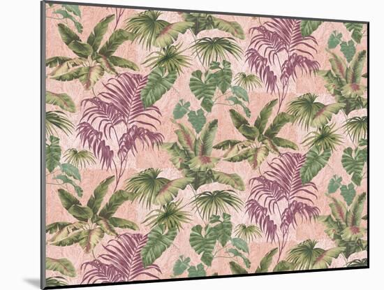 Tropic Blocks Blush 1-Bill Jackson-Mounted Giclee Print