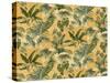 Tropic Blocks Gold 1-Bill Jackson-Stretched Canvas