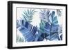 Tropic Blue Palms-Asia Jensen-Framed Art Print