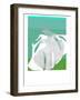 Tropic Blue-null-Framed Art Print