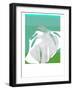 Tropic Blue-null-Framed Art Print