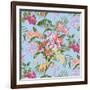 Tropic Bouquet Aqua-Bill Jackson-Framed Giclee Print