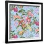 Tropic Bouquet Aqua-Bill Jackson-Framed Giclee Print