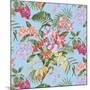 Tropic Bouquet Aqua-Bill Jackson-Mounted Giclee Print