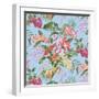 Tropic Bouquet Aqua-Bill Jackson-Framed Premium Giclee Print