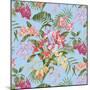 Tropic Bouquet Aqua-Bill Jackson-Mounted Premium Giclee Print