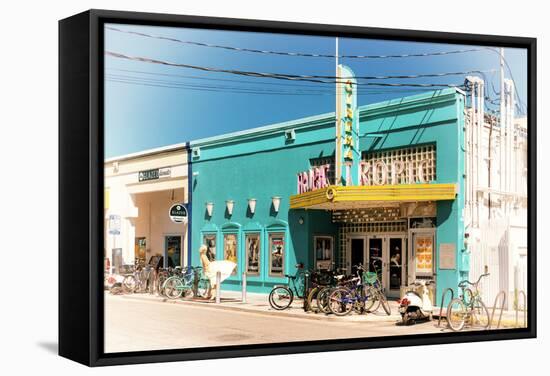 Tropic Cinema Key West - Florida-Philippe Hugonnard-Framed Stretched Canvas