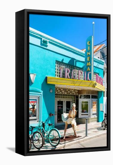 Tropic Cinema Key West - Florida-Philippe Hugonnard-Framed Stretched Canvas