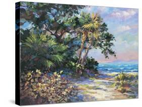 Tropic Glow-E^ Wood-Stretched Canvas