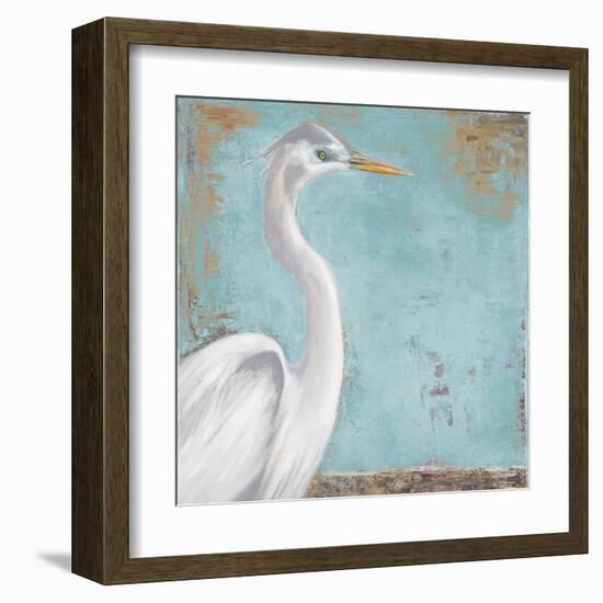 Tropic Heron I-Patricia Pinto-Framed Art Print