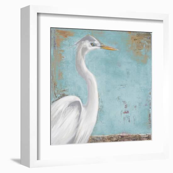 Tropic Heron I-Patricia Pinto-Framed Art Print