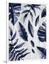 Tropic Indigo Leaves 1-Kimberly Allen-Framed Art Print