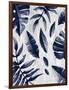 Tropic Indigo Leaves 1-Kimberly Allen-Framed Art Print